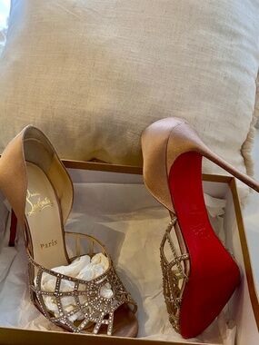 Crystal Christian Louboutin Heels